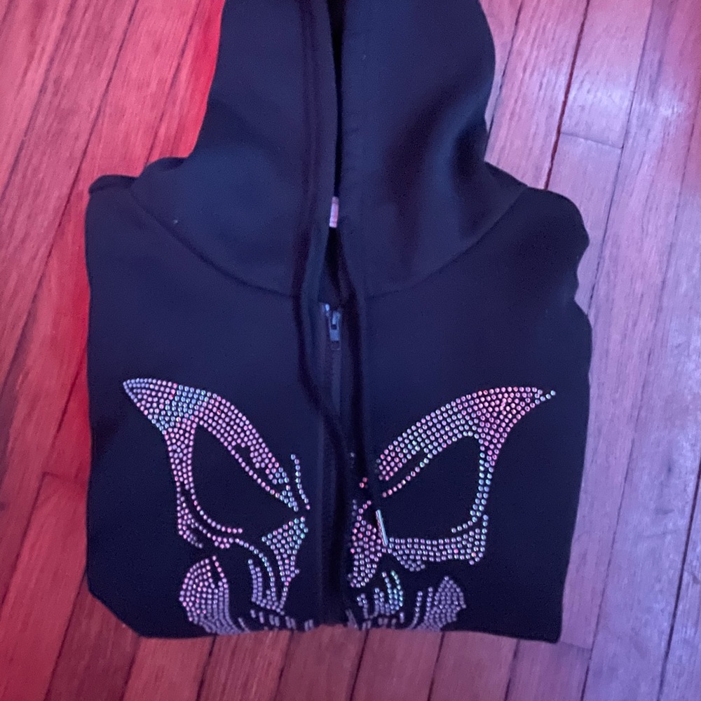 rhinestone hoodie